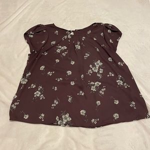 Bastille Tulip Sleeve Blouse - Light Purple